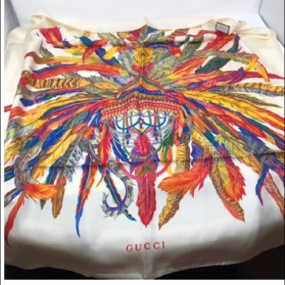 Authentic Gucci Silk Scarf